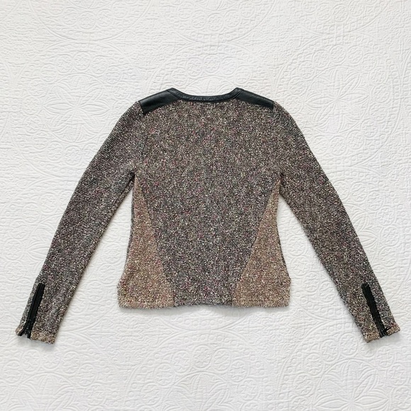 rag & bone Lory Tweed Leather Trim‎ Jacket - Picture 5 of 11